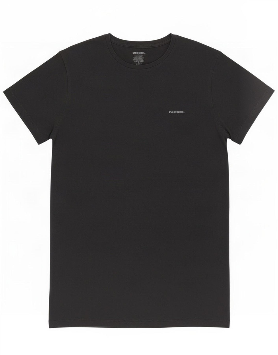 T-shirt da uomo Diesel Top grande in cotone nero
