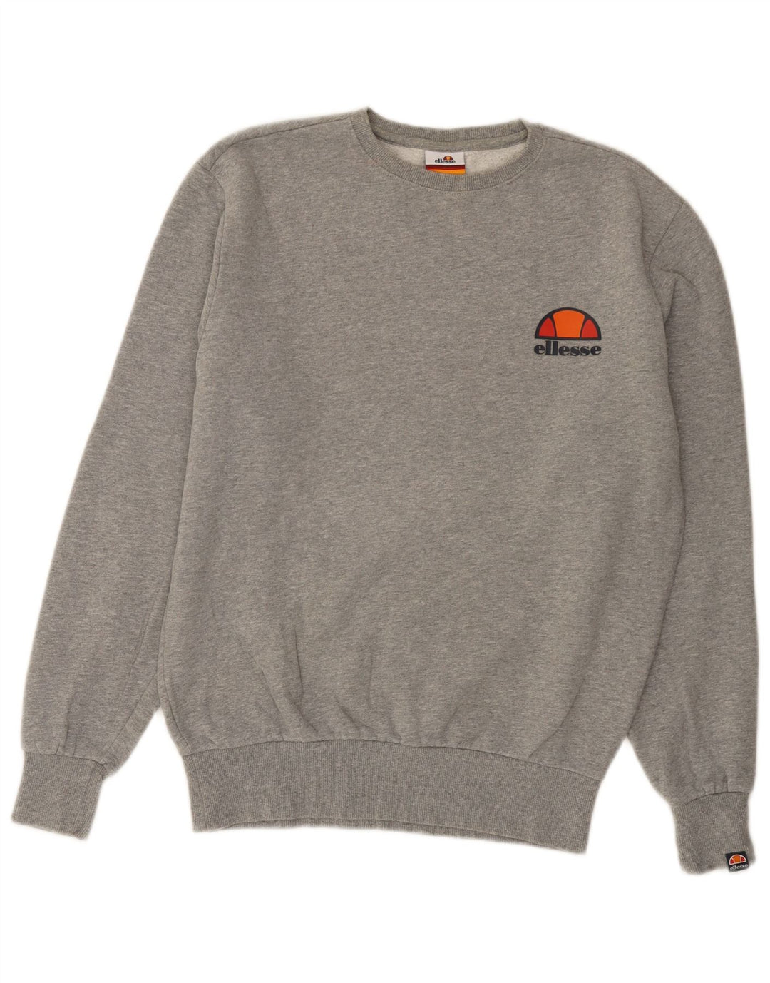 Felpa da uomo Ellesse Maglione in cotone grigio medio