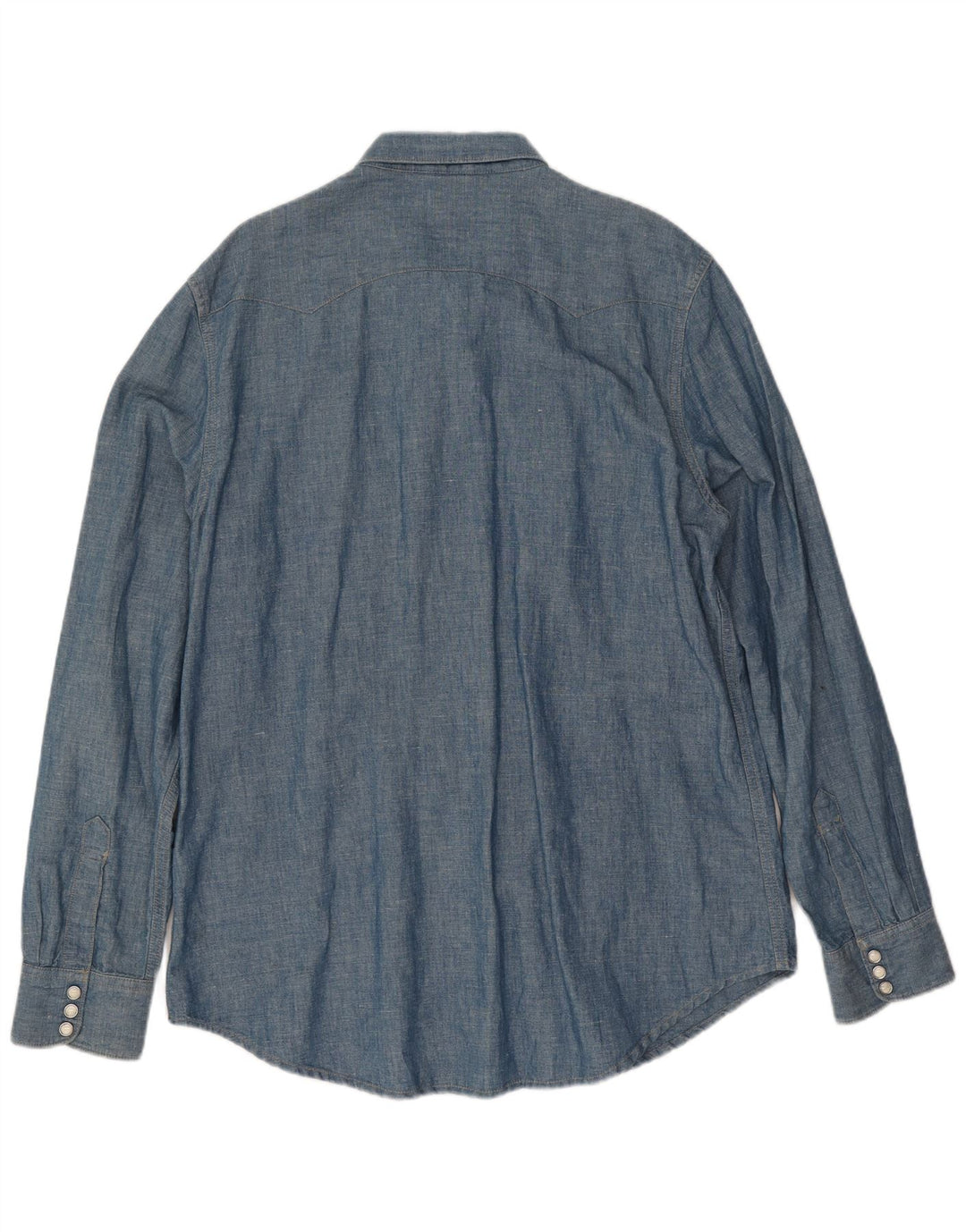 Camicia Levi's da uomo slim fit western XL in cotone blu