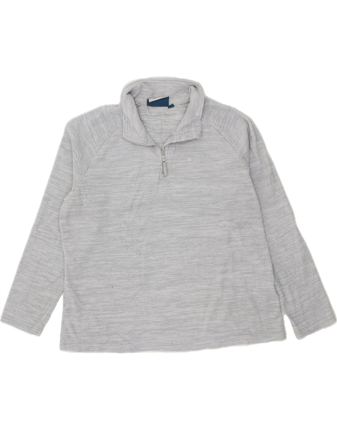 MOUNTAIN WAREHOUSE Womens Zip Neck Fleece Jumper UK 22 3XL Grey Polyester Vintage Mountain Warehouse and Second-Hand Mountain Warehouse from Messina Hembry 