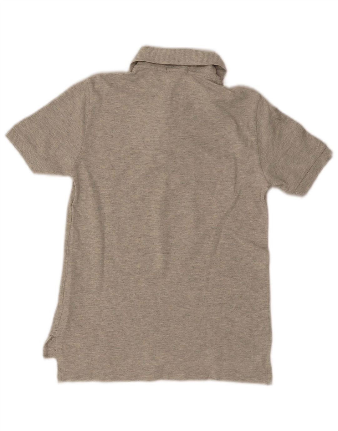 POLO RALPH LAUREN Boys Polo Shirt 7-8 Years Small Grey Flecked Cotton Vintage Polo Ralph Lauren and Second-Hand Polo Ralph Lauren from Messina Hembry 