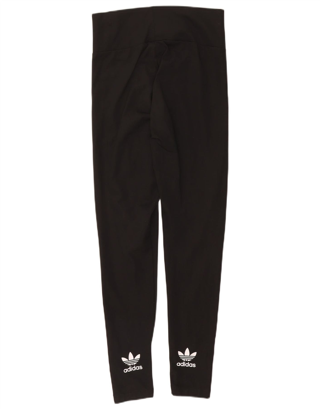 Leggings grafici da donna Adidas UK 14 grande poliestere nero