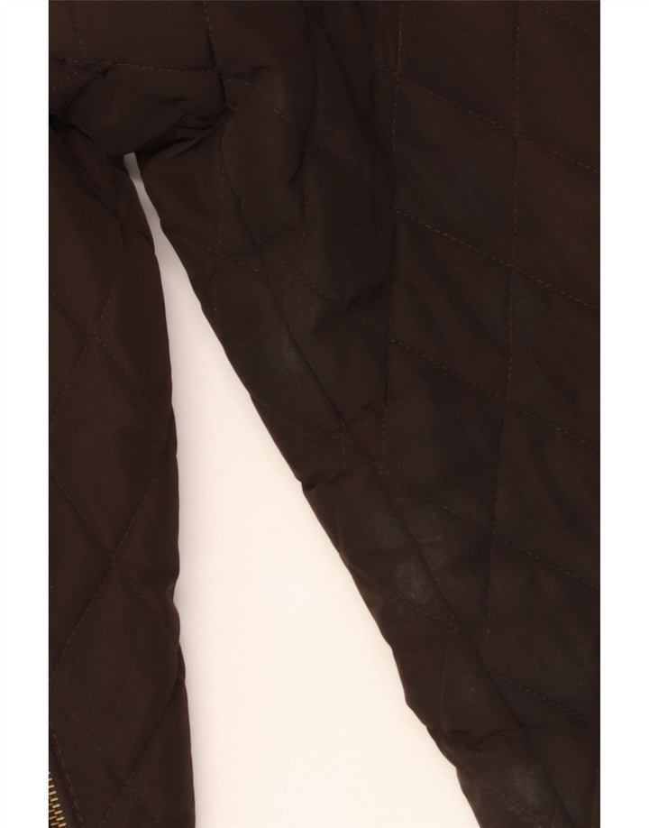 Giacca trapuntata militare da uomo Zara UK 42 XL Marrone