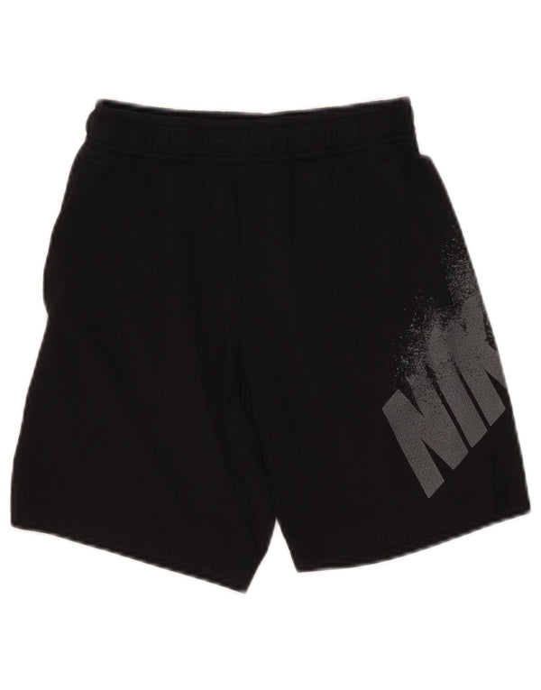 Pantaloncini sportivi Nike da ragazzo Dri Fit Graphic 8-9 anni piccoli in poliestere nero
