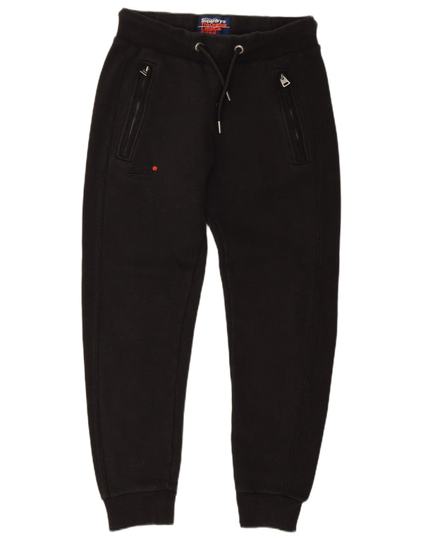Pantaloni da tuta da uomo Superdry Joggers Small in cotone nero