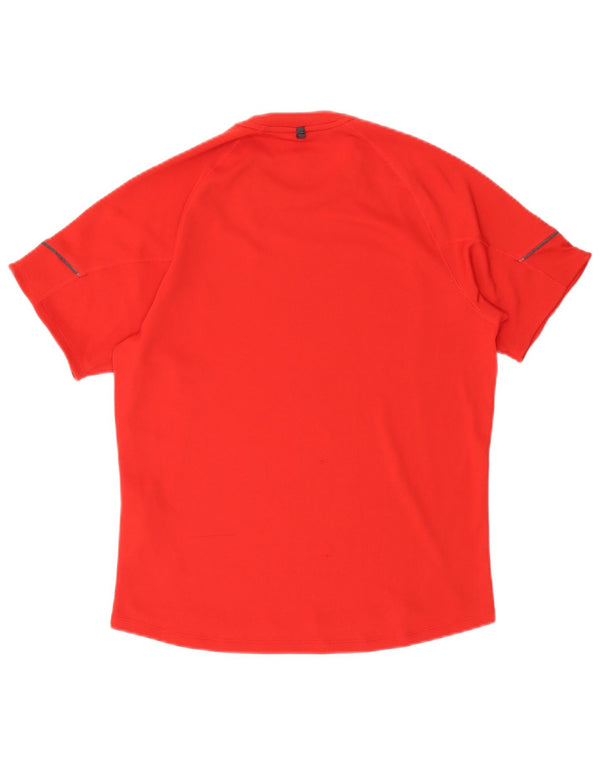 T-shirt Nike Dri Fit da uomo Top UK 34/36 Small Rosso Poliestere