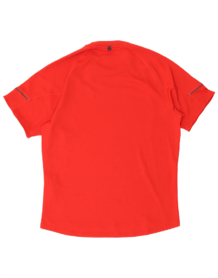T-shirt Nike Dri Fit da uomo Top UK 34/36 Small Rosso Poliestere
