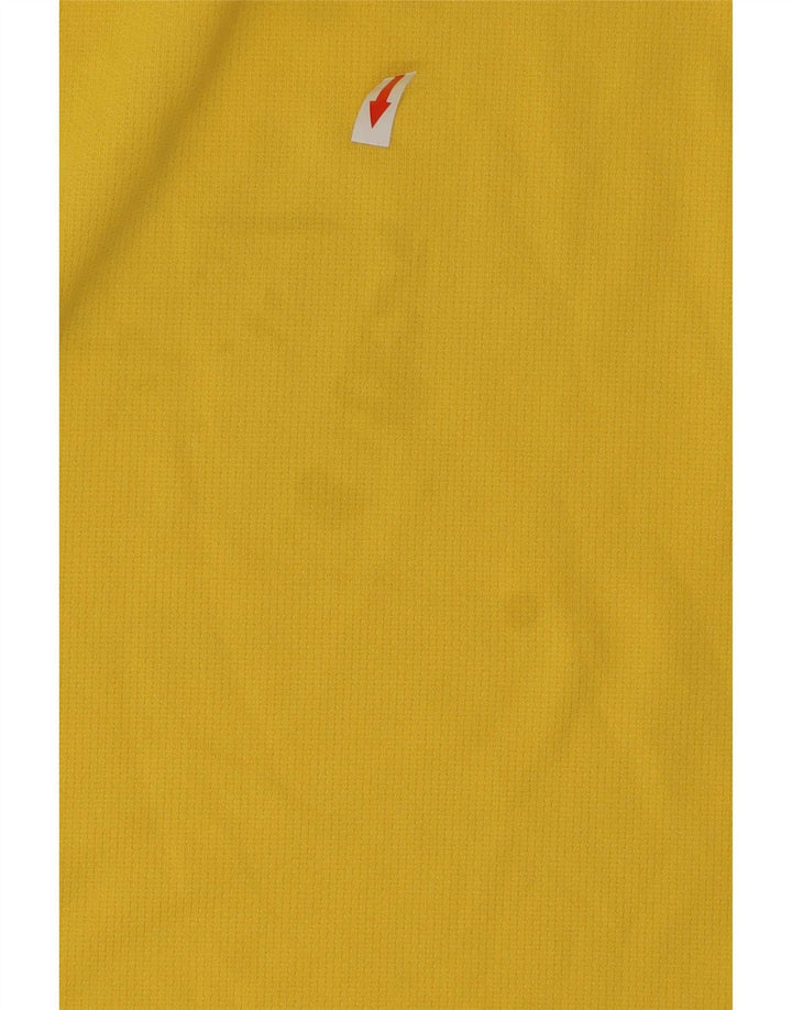 T-shirt da uomo Nike Top UK 36/38 Small Giallo Colourblock Poliestere