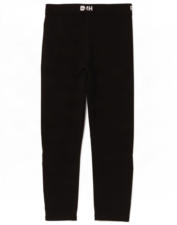 Leggings grafici Nike Dri Fit da donna UK 12 medio nero poliestere