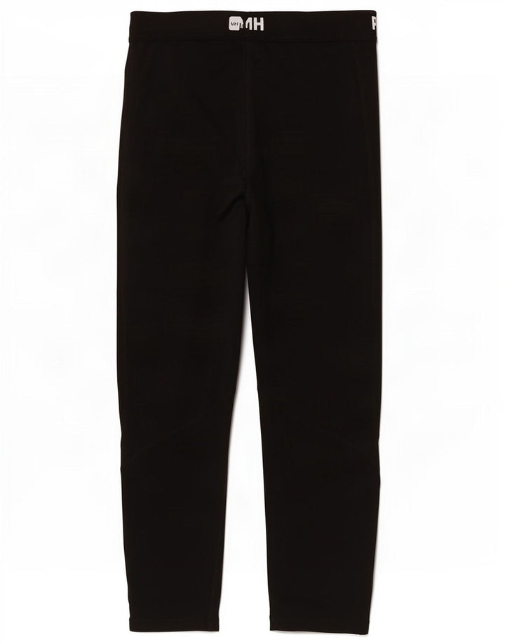Leggings grafici Nike Dri Fit da donna UK 12 medio nero poliestere