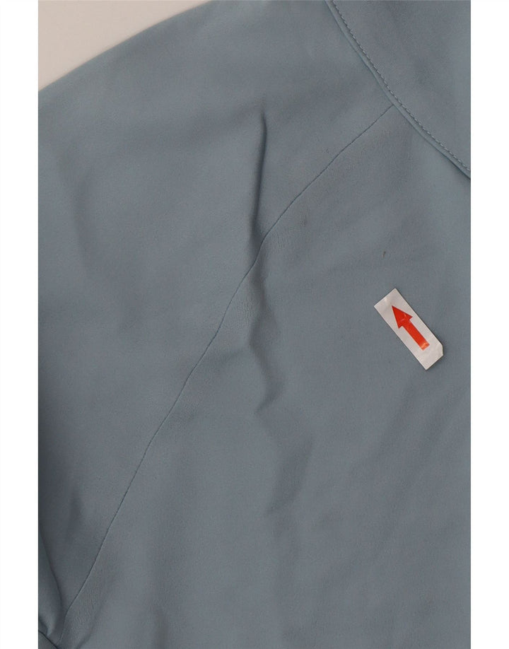 Giacca da tuta da donna con maniche a 3/4 Adidas UK 16/18 Large Blu Poliestere