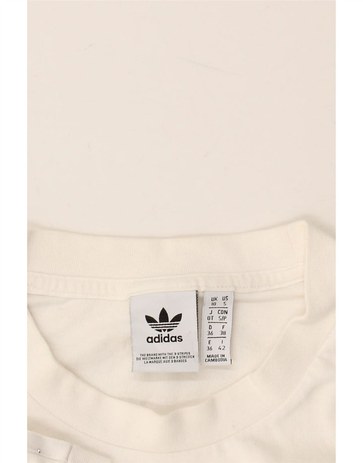 Maglietta ADIDAS da donna Top UK 10 piccola bianca
