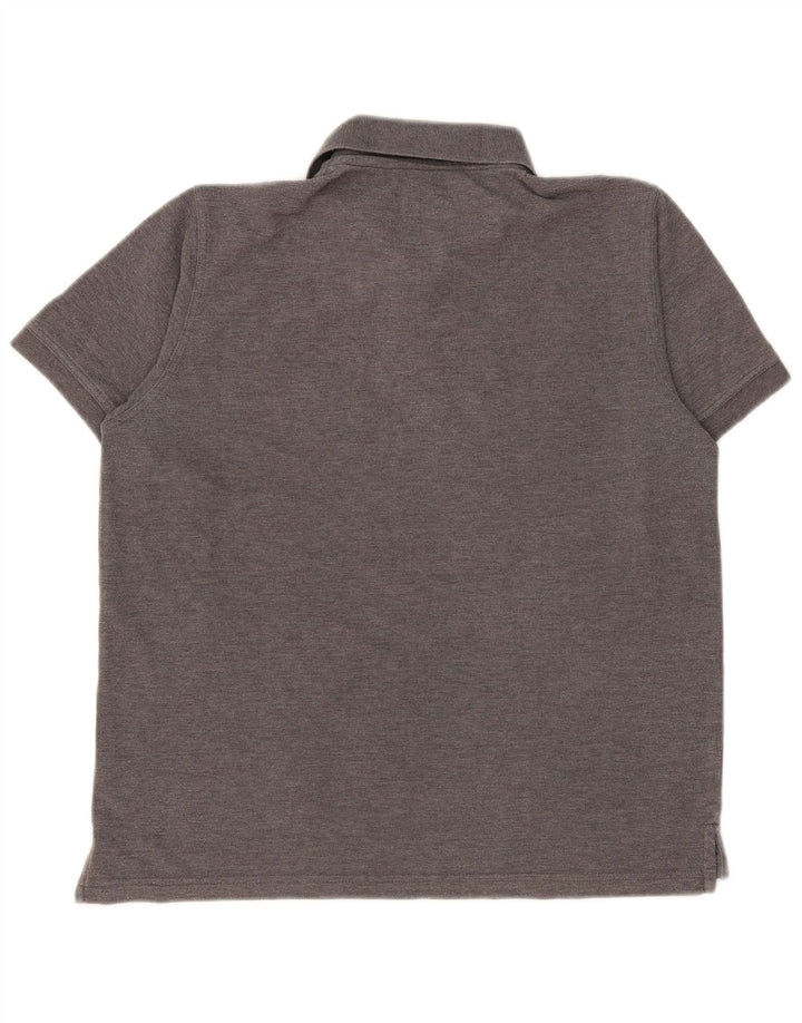 Polo da uomo Pierre Cardin in poliestere grigio medio