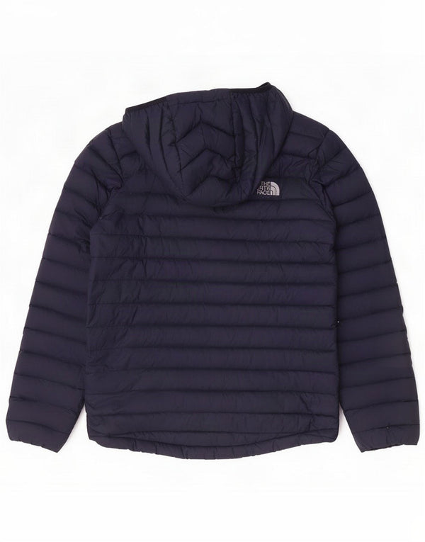 Giacca imbottita con cappuccio The North Face da ragazzo 11-12 anni Large Blu navy Nylon
