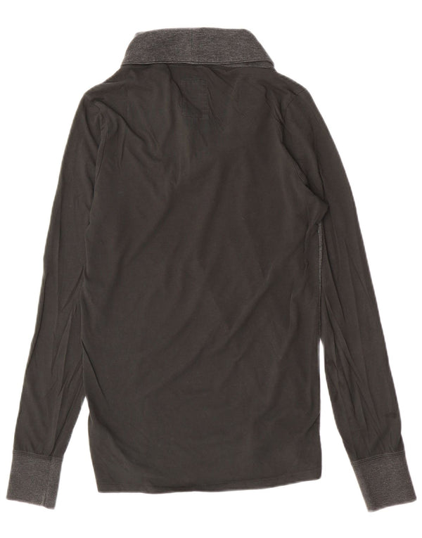 G-Star Mens Top Long Sleeve Small Grey Flecked Cotton