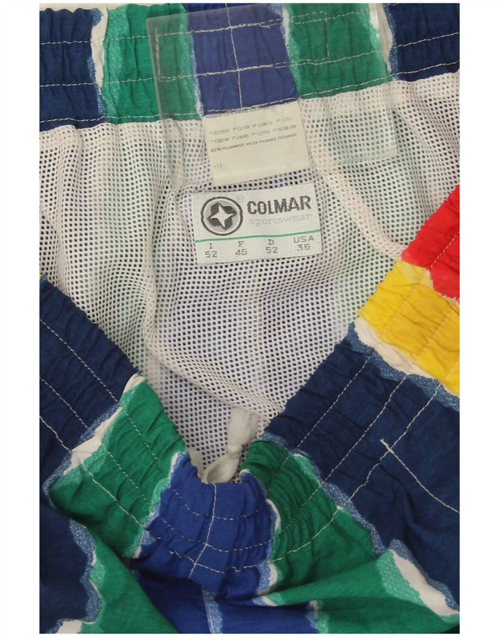 Pantaloncini da bagno uomo Colmar IT 52 Large in poliammide a righe multicolori
