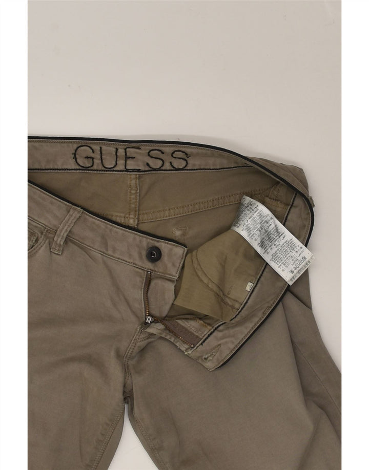 GUESS Womens Slim Casual Trousers W29 L28 Grey Cotton | Vintage Guess | Thrift | Second-Hand Guess | Used Clothing | Messina Hembry 