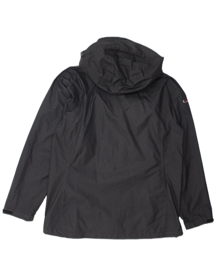 Giacca antipioggia con cappuccio da donna Berghaus UK 14 grande nylon grigio