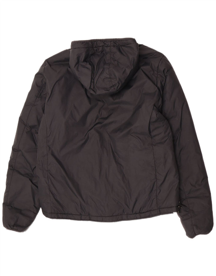 Giacca a vento reversibile con cappuccio da uomo Mistral UK 42 XL nera in poliammide
