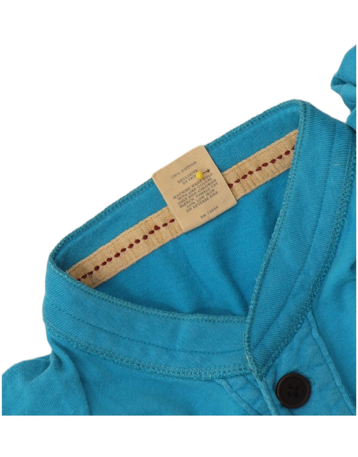 Polo Hollister da uomo grande in cotone blu