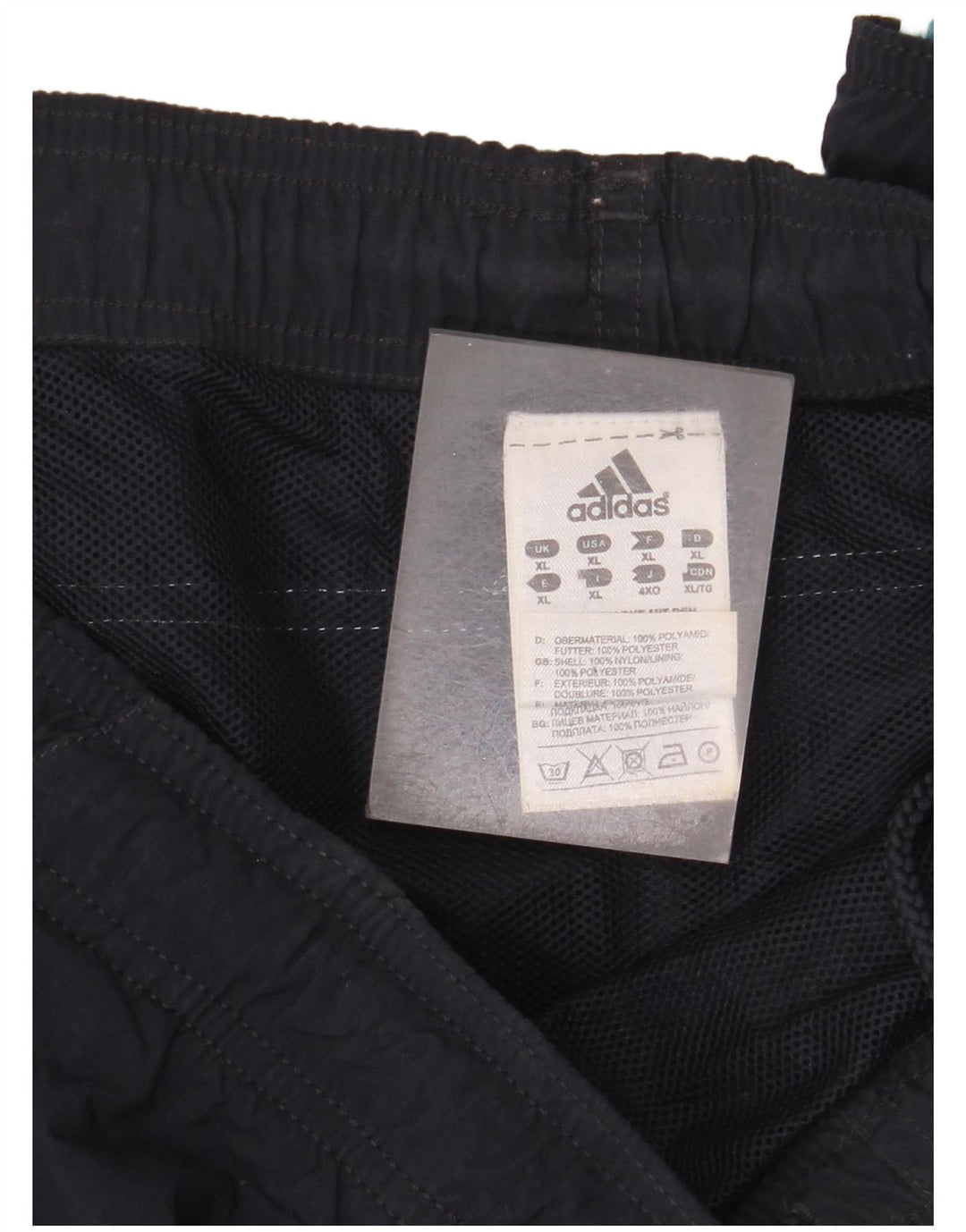 Pantaloncini da bagno da uomo Adidas XL blu navy in poliammide