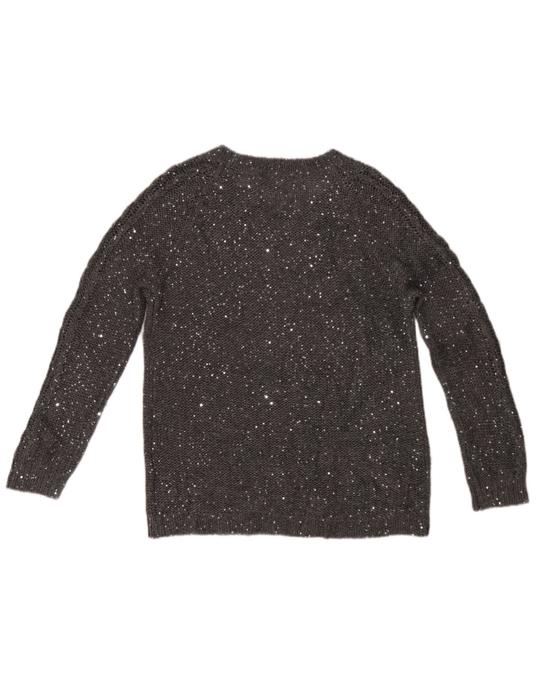 Maglione maglione con scollo a barca da donna Marks & Spencer UK 12 Grigio medio