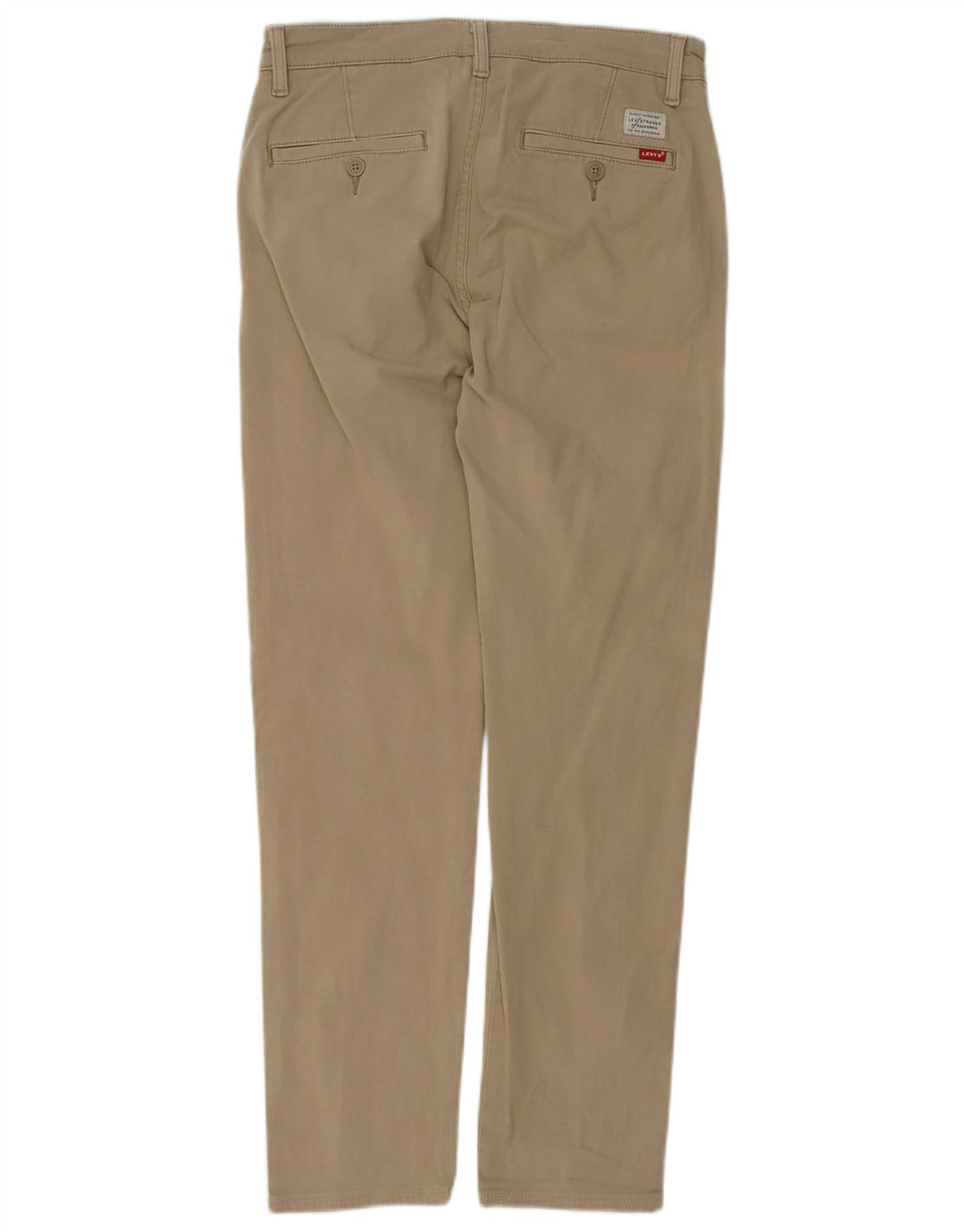 Pantaloni chino slim affusolati da uomo LEVI'S W29 L28 in cotone beige