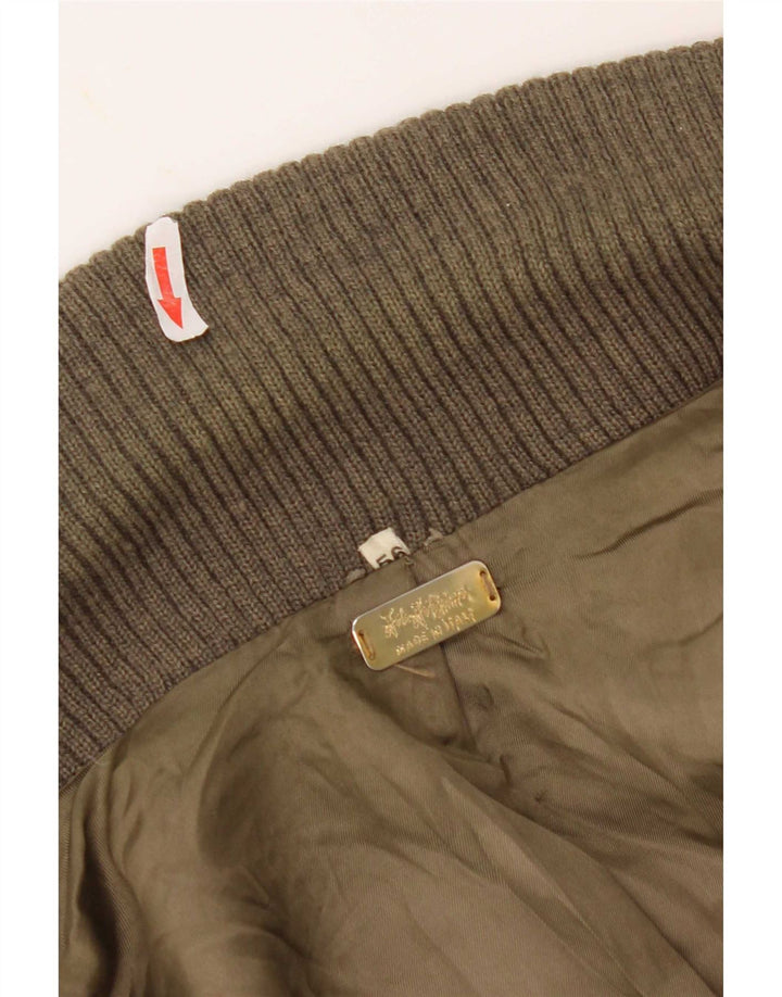 Giacca bomber scamosciata da uomo vintage UK 38 Beige medio