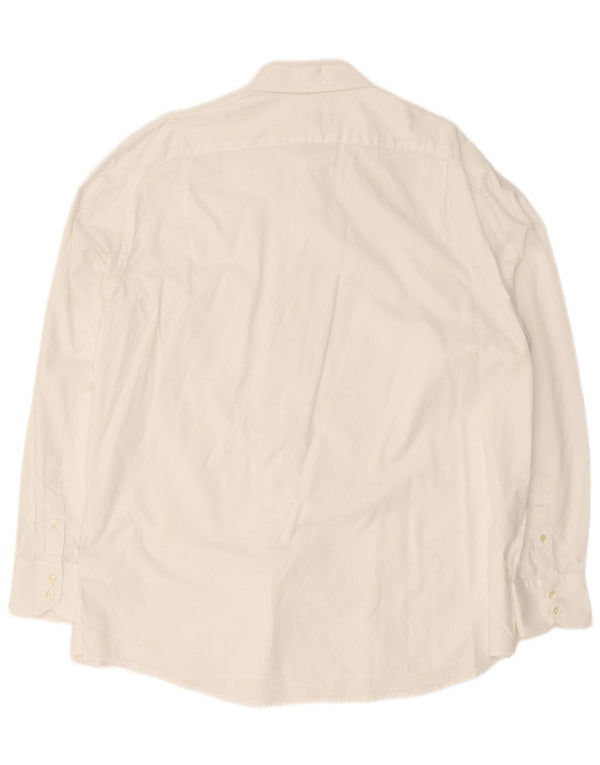 Camicia Lacoste da uomo vestibilità regolare taglia 46 2XL cotone bianco