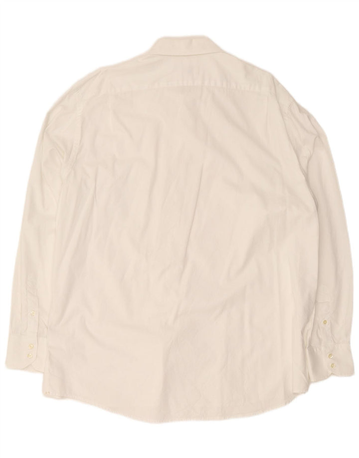 Camicia Lacoste da uomo vestibilità regolare taglia 46 2XL cotone bianco