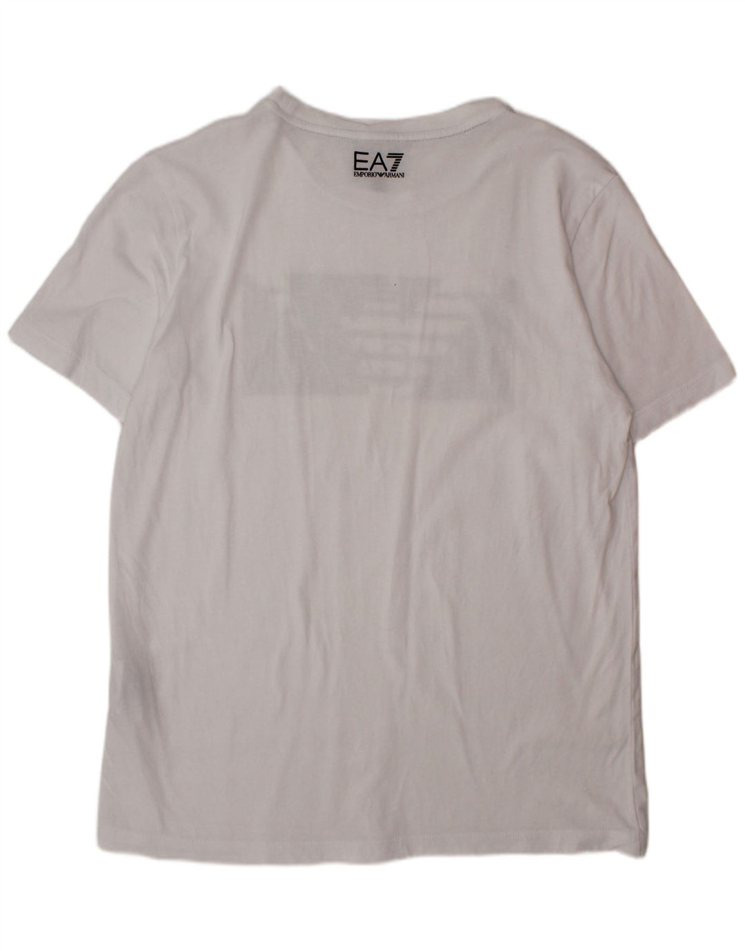 T-shirt grafica per ragazzi EMPORIO ARMANI 13-14 anni in cotone bianco