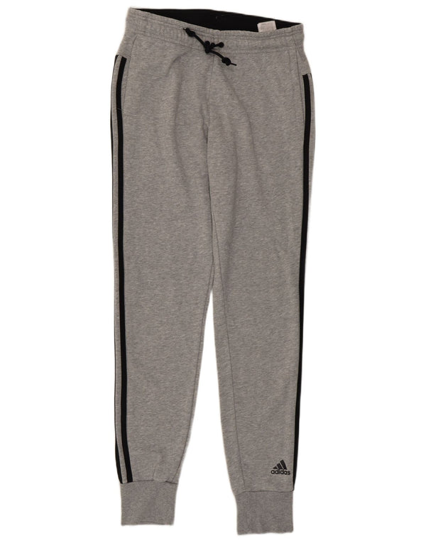 Pantaloni da tuta da donna Adidas Joggers UK 8/10 Small Cotone grigio