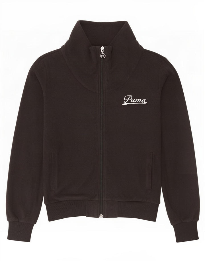 Giacca in pile da donna Puma UK 10 piccola nera