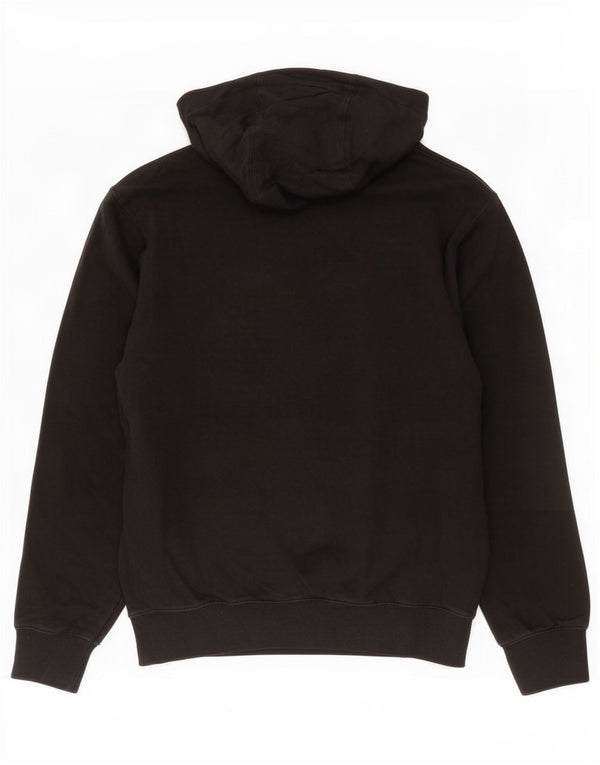 Felpa con cappuccio grafica Nike da uomo piccola in cotone nero