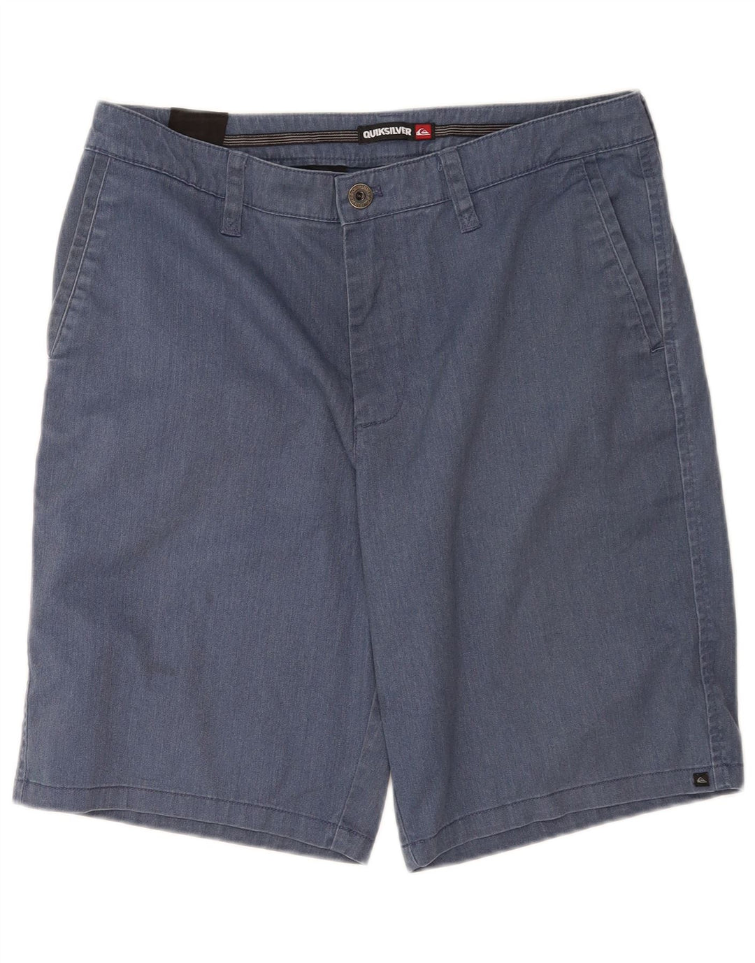 Pantaloncini chino da uomo Quiksilver W33 in cotone blu medio