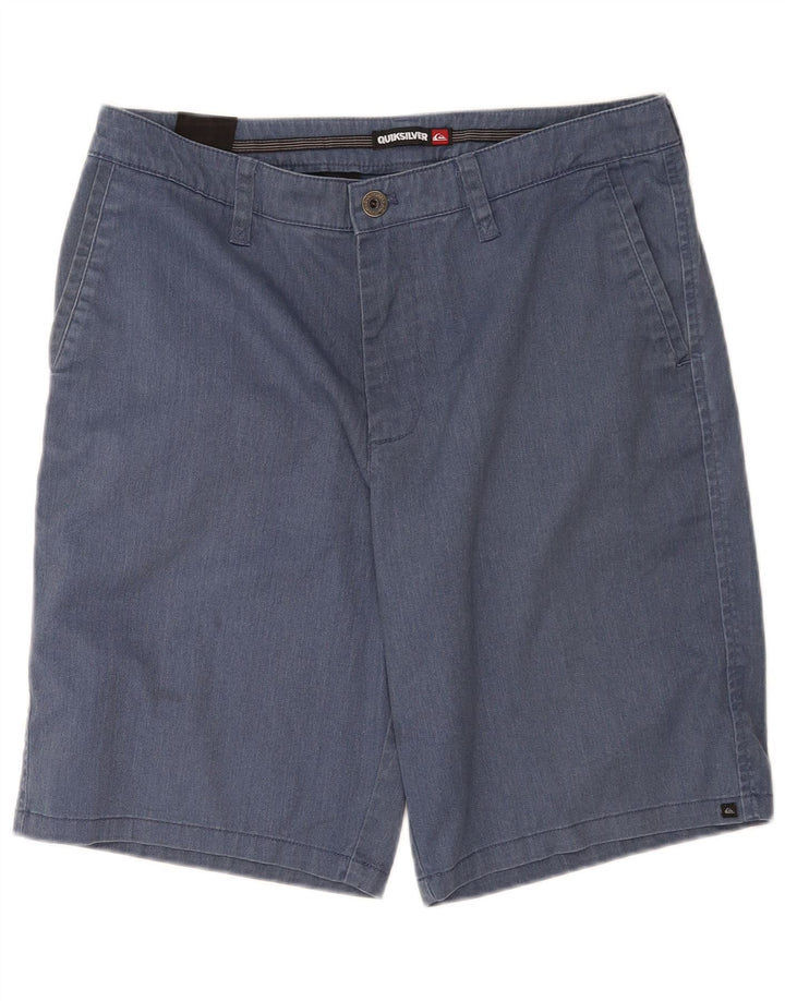 Pantaloncini chino da uomo Quiksilver W33 in cotone blu medio