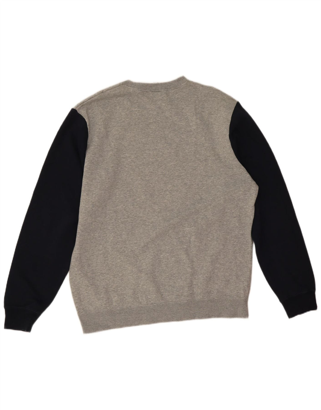 Felpa grafica da uomo Nike Felpa in cotone color block grigio medio