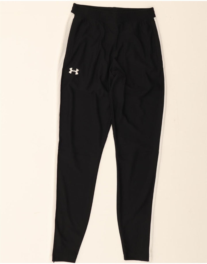 UNDER ARMOUR Mens Tracksuit Trousers Small Black Colourblock Vintage Under Armour and Second-Hand Under Armour from Messina Hembry 