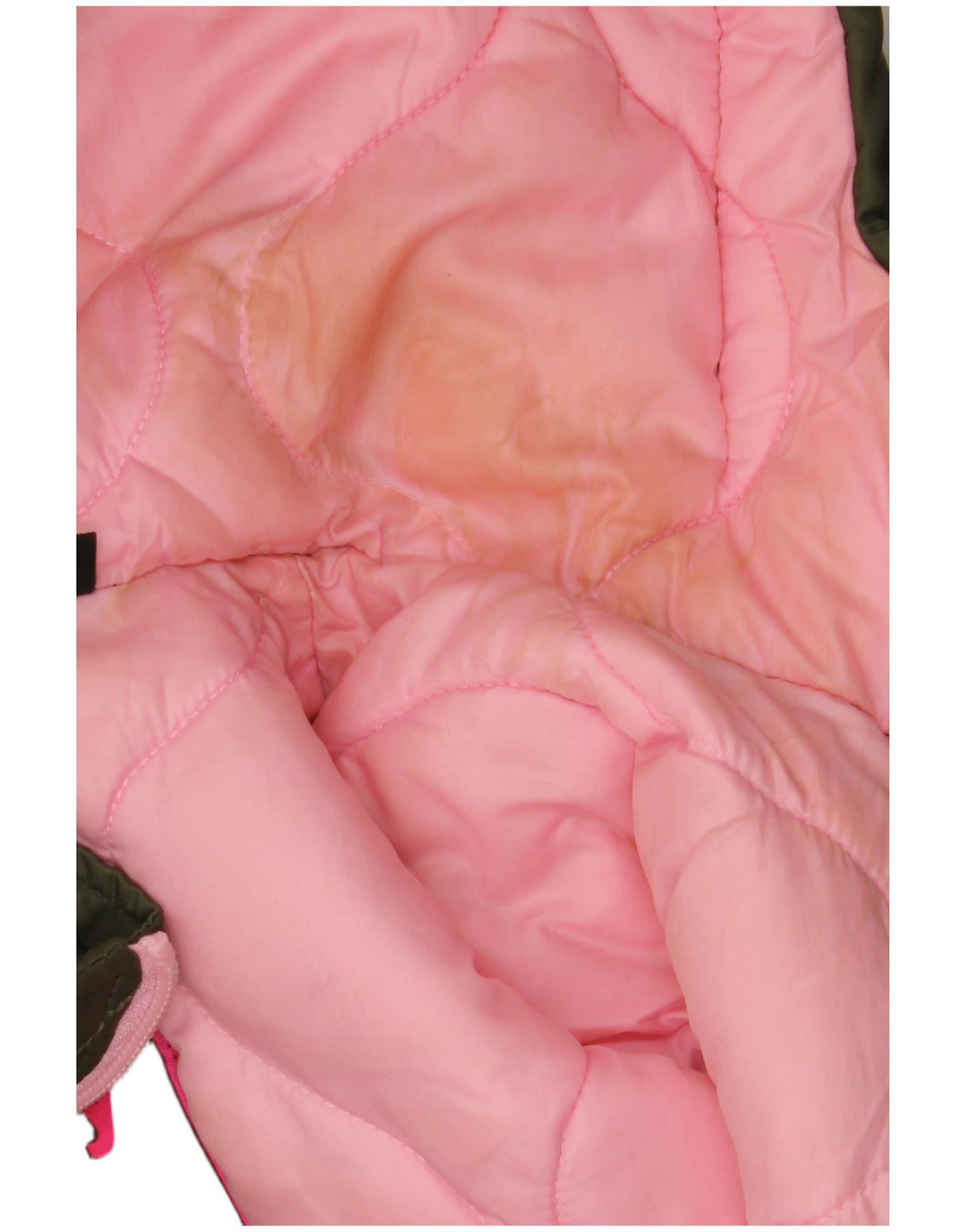 Giacca parka da donna con cappuccio SUPERDRY UK 14 nylon kaki medio