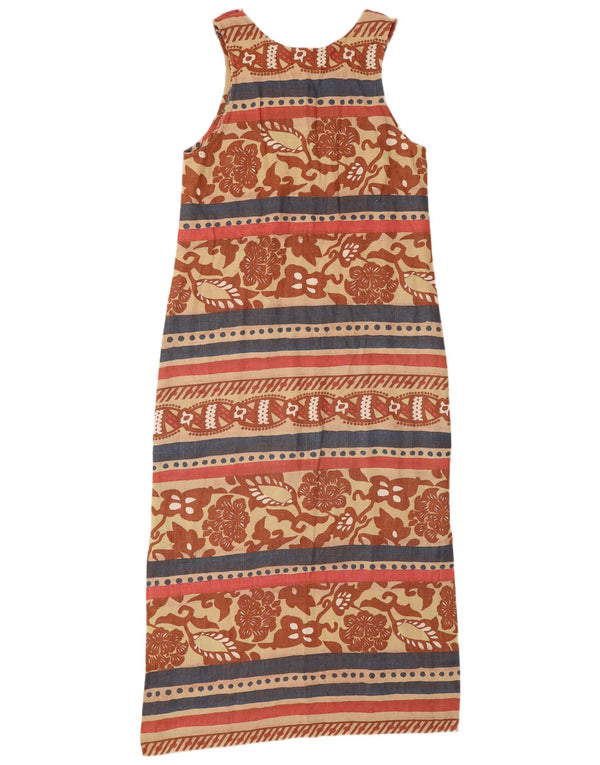 Prendisole senza maniche da donna Il Marchese Coccapani UK 10 Small Brown Floral