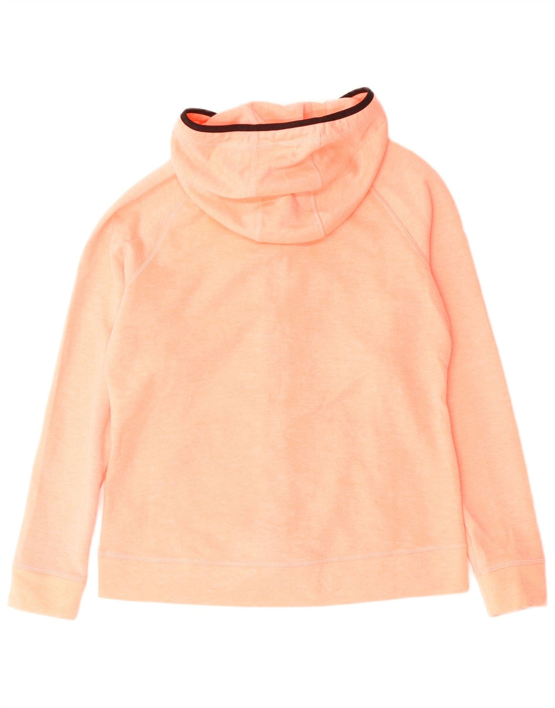 Maglione con cappuccio e zip grafica da donna SUPERDRY UK 16 Large Arancione Poliestere