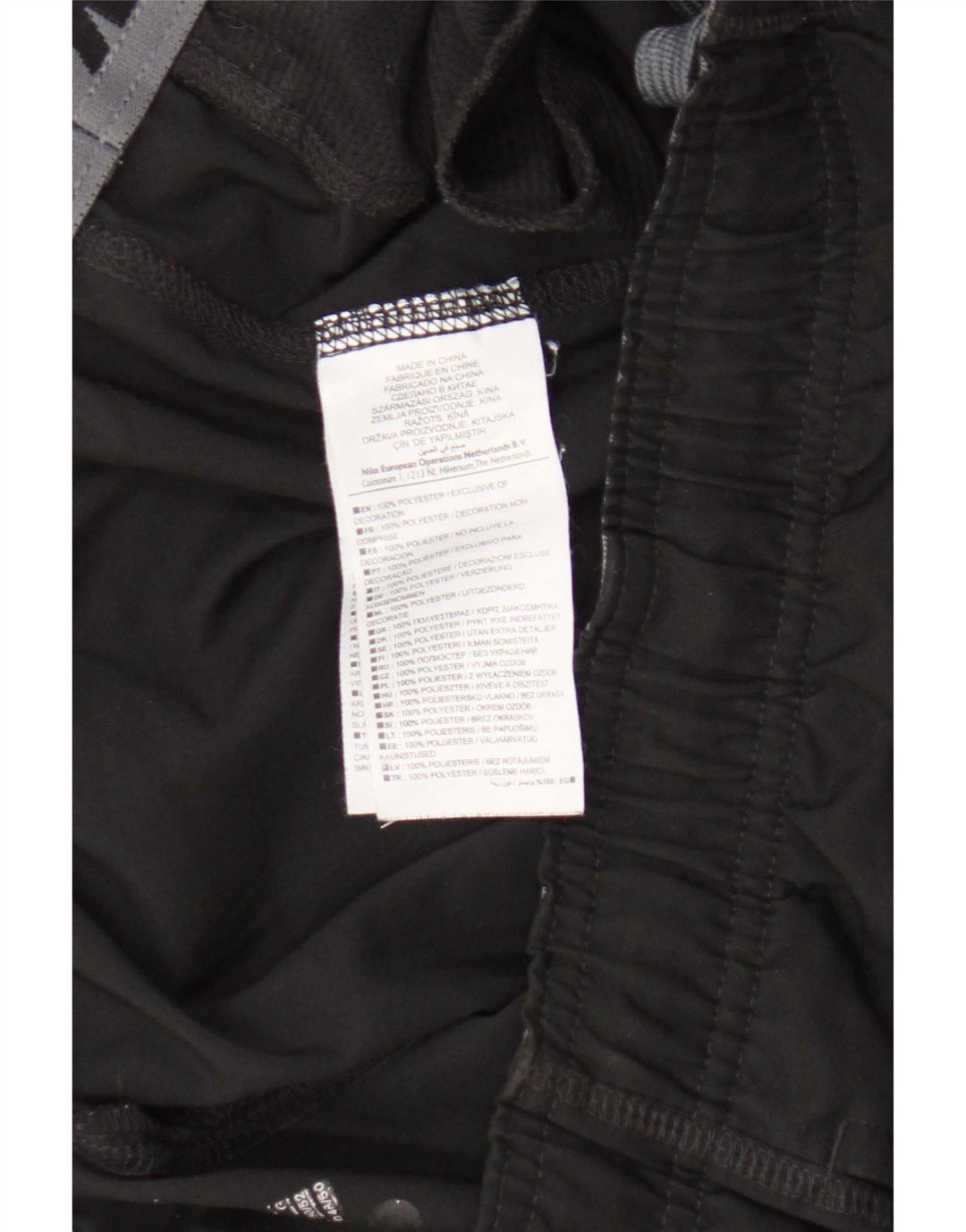 Pantaloni da tuta Nike Dri Fit da uomo, grandi, in poliestere nero