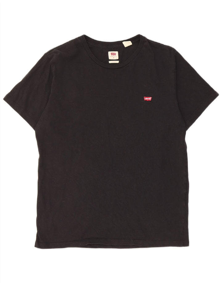 T-shirt standard da uomo Levi's Top in cotone nero medio