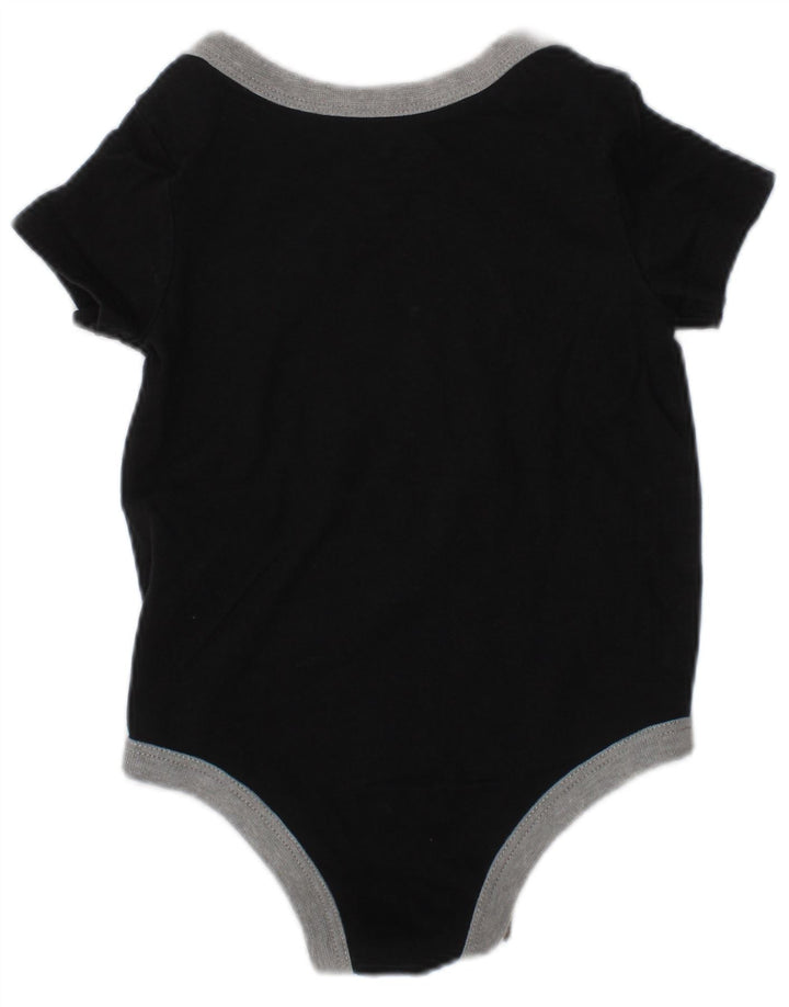 NIKE Baby Boys Graphic Playsuit 3-6 Months Black Cotton