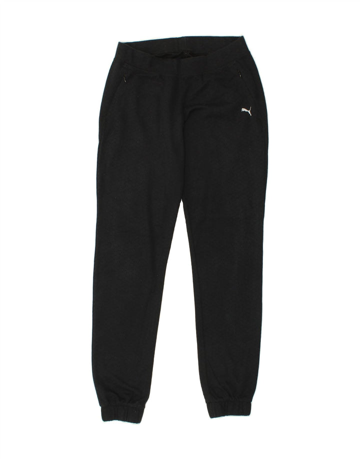 PUMA Womens Tracksuit Trousers Joggers UK 10 Small Navy Blue Vintage Puma and Second-Hand Puma from Messina Hembry 