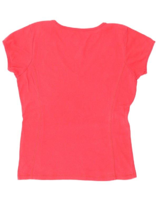T-shirt CHAMPION da donna Heritage Fit UK 14 Large Rosa