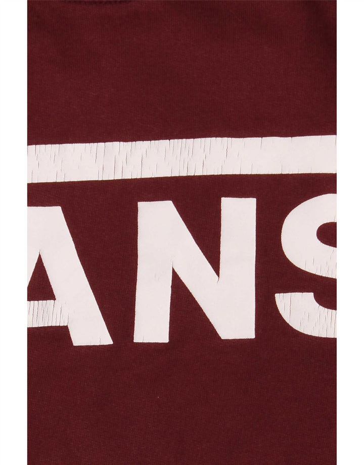 Felpa grafica da uomo di Vans, maglione medio bordeaux