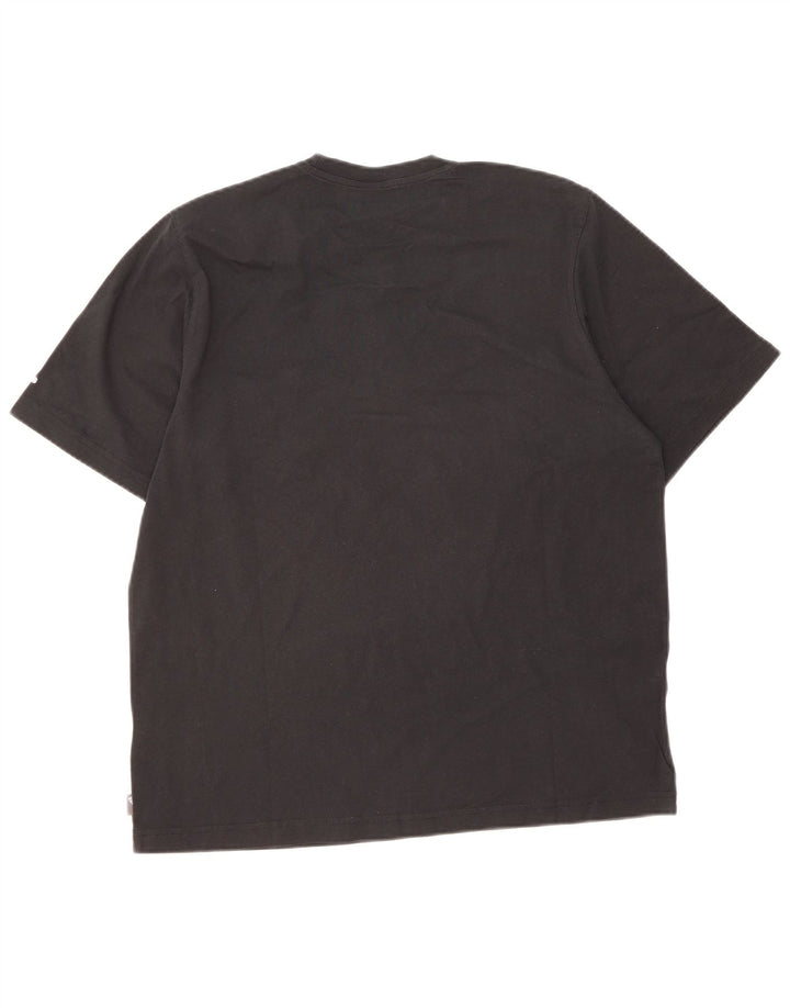 ADIDAS Mens T-Shirt Top Large Black Cotton