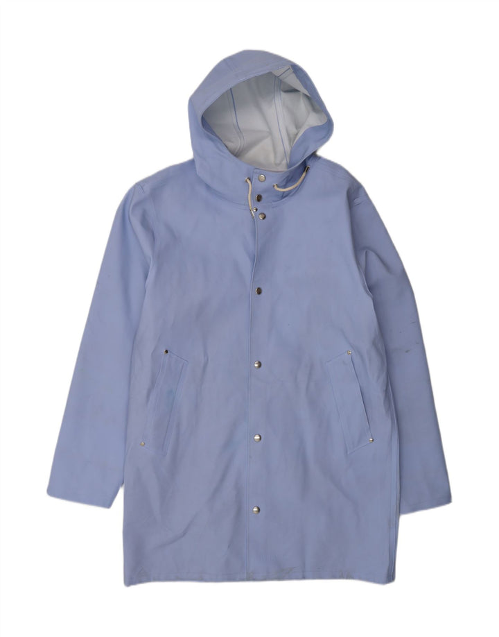 Impermeabile con cappuccio da uomo Stutterheim UK 40 grande cotone blu