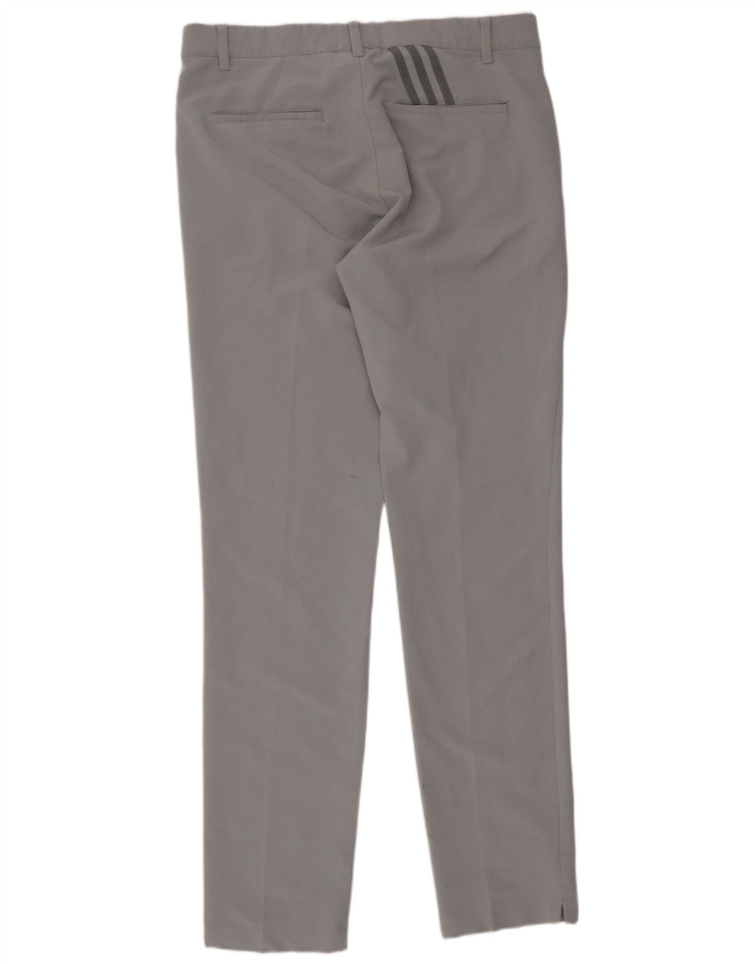 Pantaloni chino slim da donna Adidas W32 L34 poliestere grigio